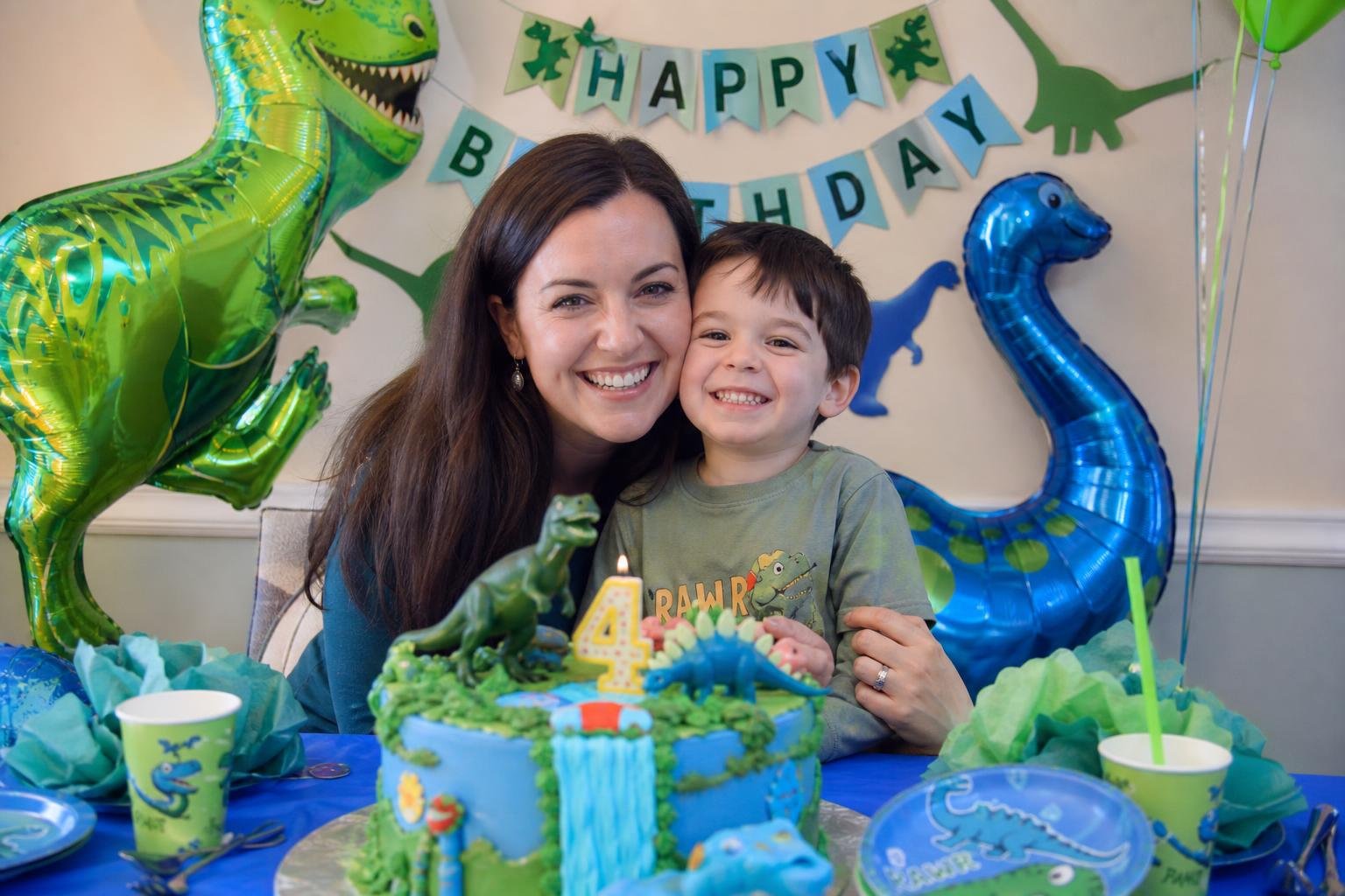 Mamá feliz con su hijo